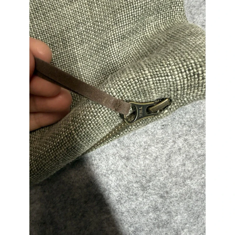 Pottery Barn Belgian Linen Lumbar Pillow, 16 x 26